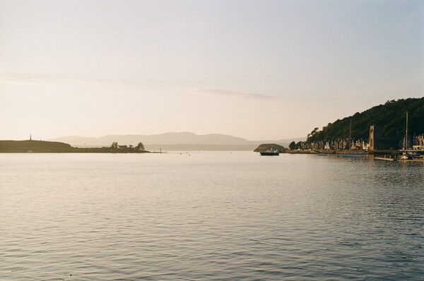 Cove at sunset