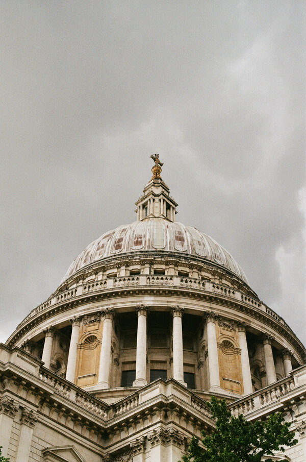 Dome with statue