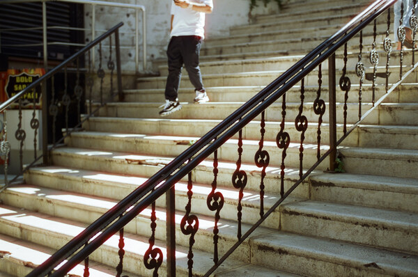 Street shot of staircase