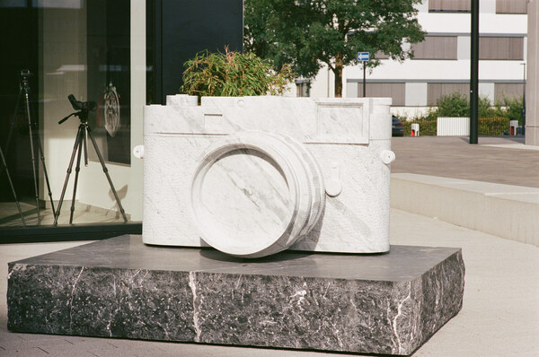 Stone Leica cameras