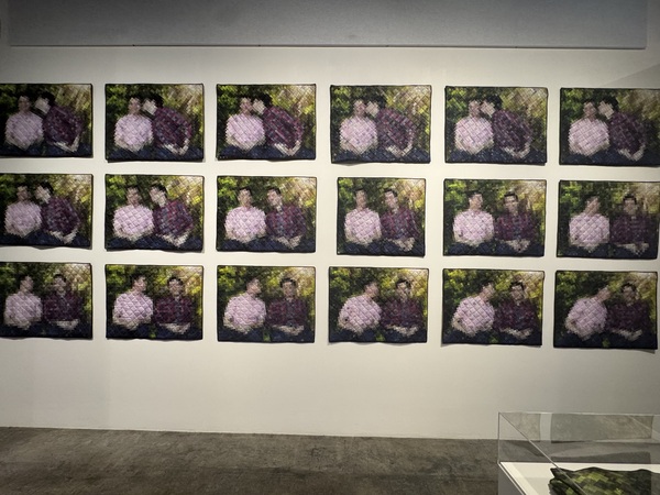 Quilt of frames of movie